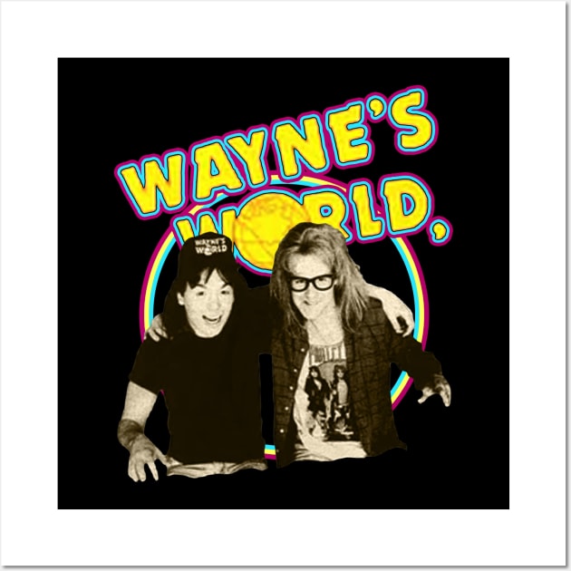 Retro Wayne's World 80s Wall Art by OcaSign